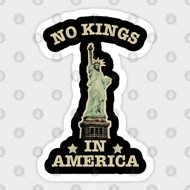 No-Kings Sticker by Creatifly Graphic Tees
